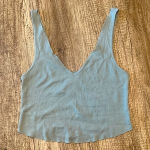 BDG like new crop light blue tank